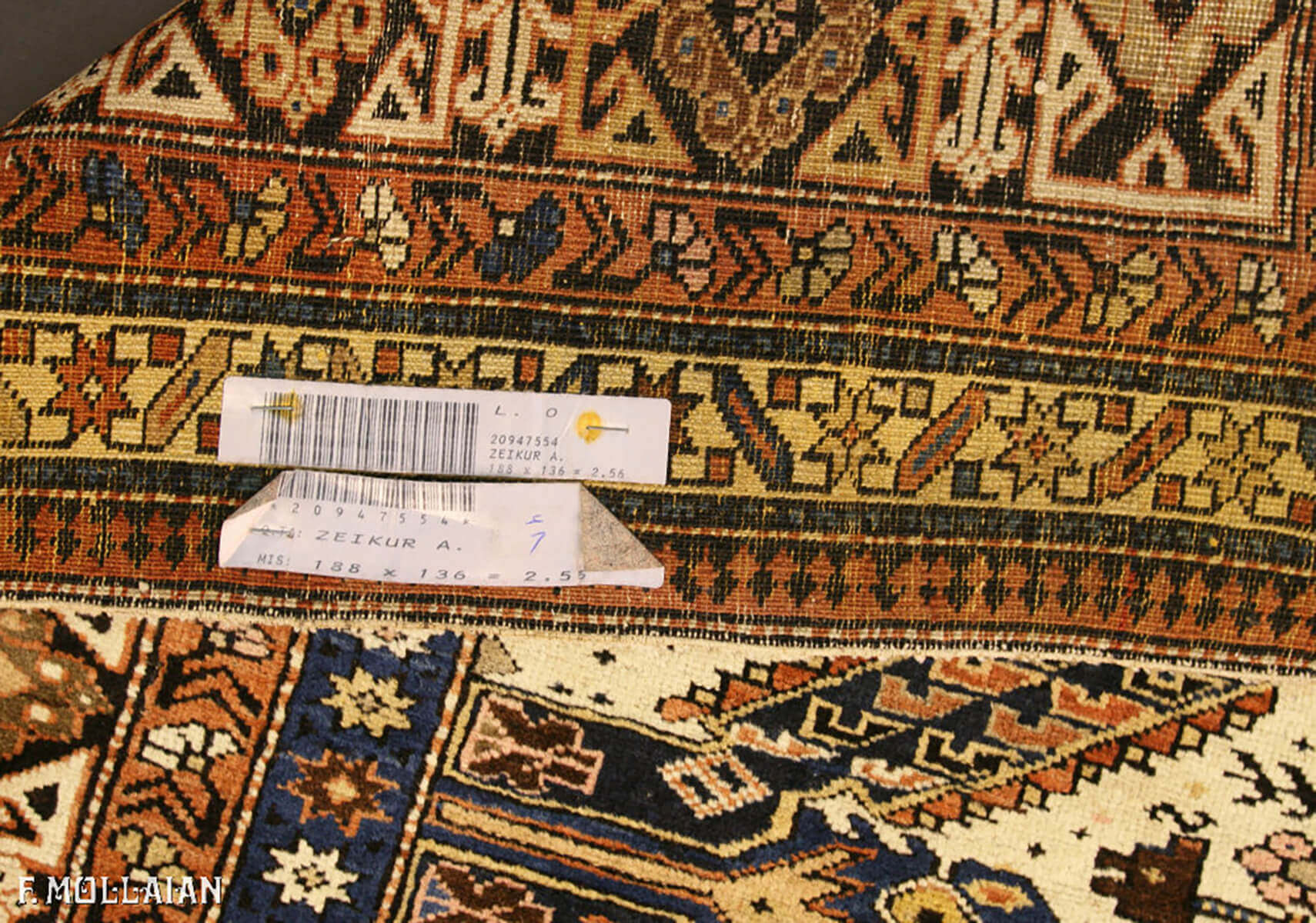 Tapis Azerbaïdjanais Antique Seychour (Zeikhur) n°:20947554
