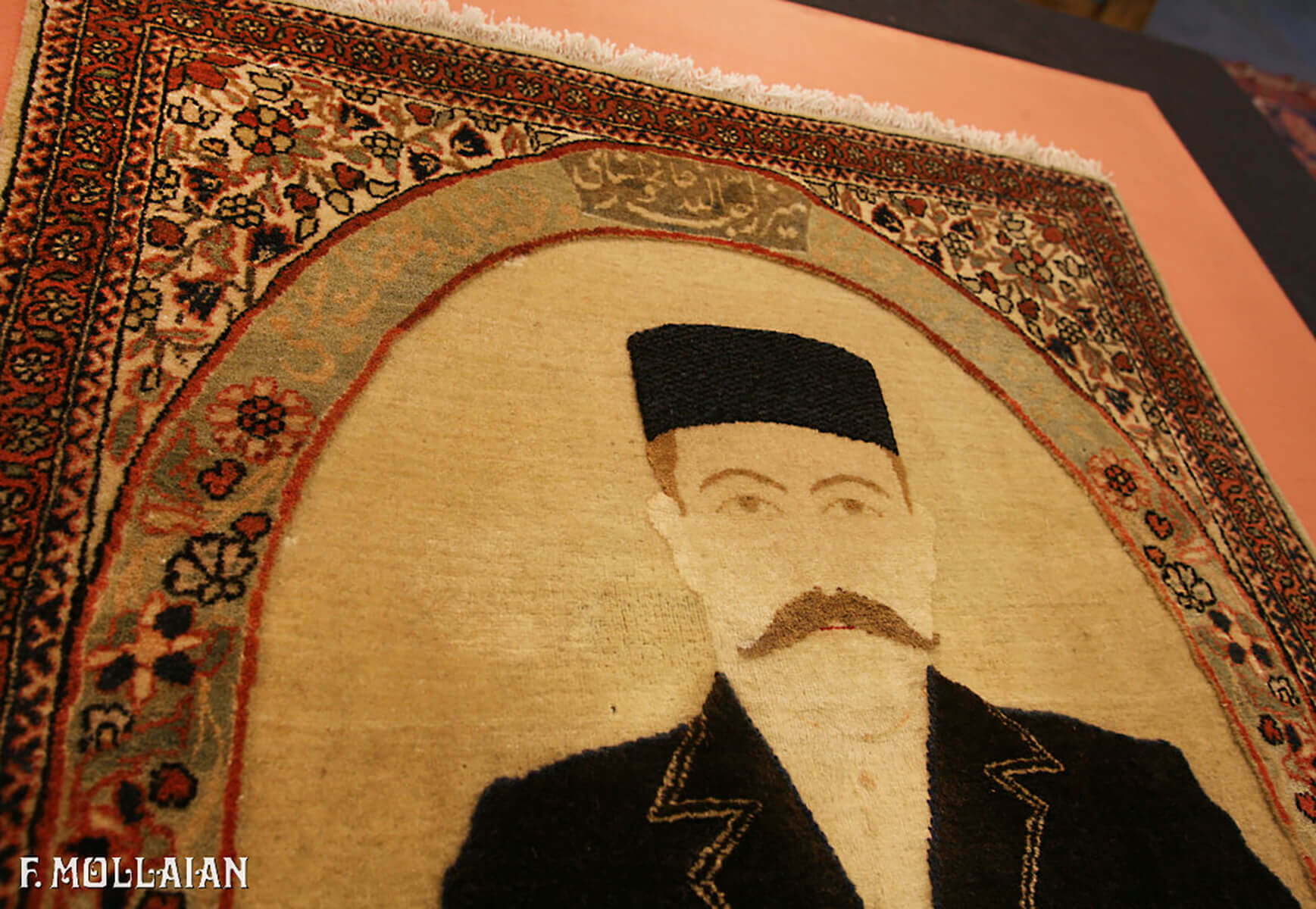 Teppich Persischer Antiker Kashan Mohtasham n°:21803115