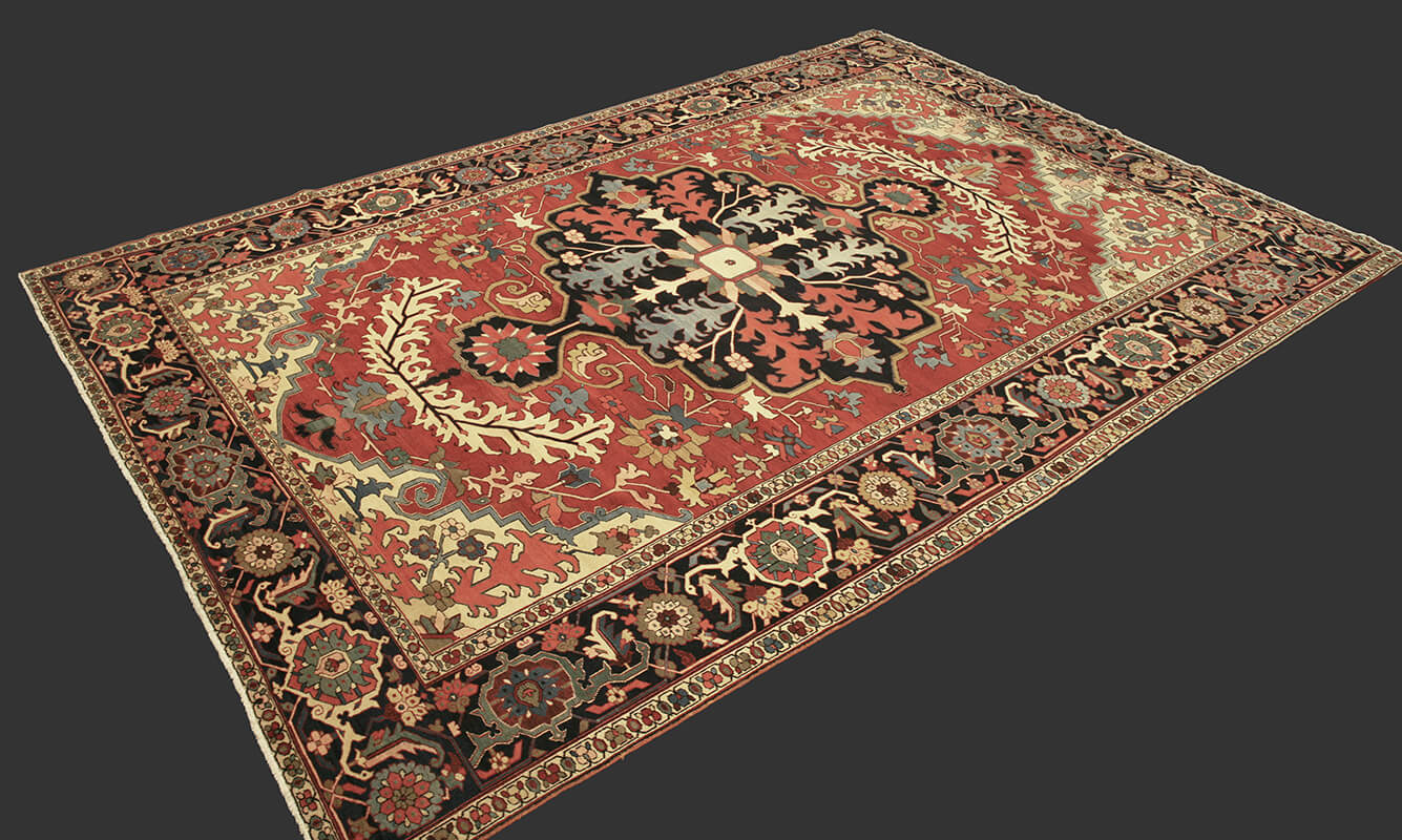 Teppich Persischer Antiker Heriz Serapi n°:25520200