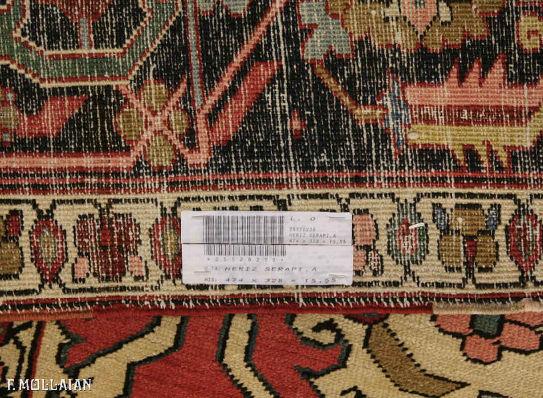 Teppich Persischer Antiker Heriz Serapi n°:25520200