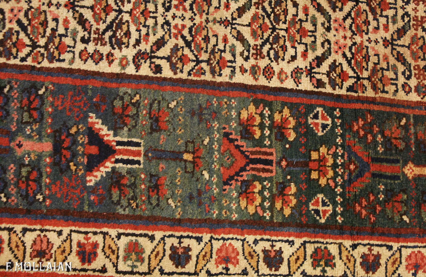 Teppich Spur Persischer Antiker Bijar (Bidjar) n°:26064388