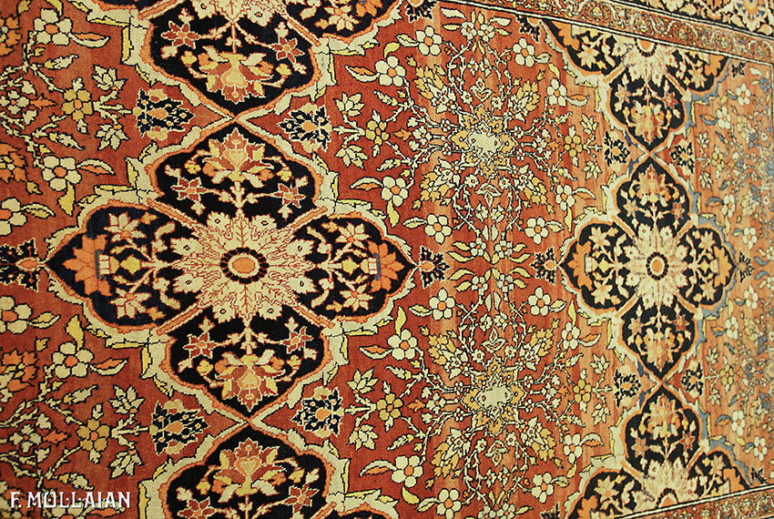 Alfombra Persa Antigua Tabriz Hadji djalili n°:28313292