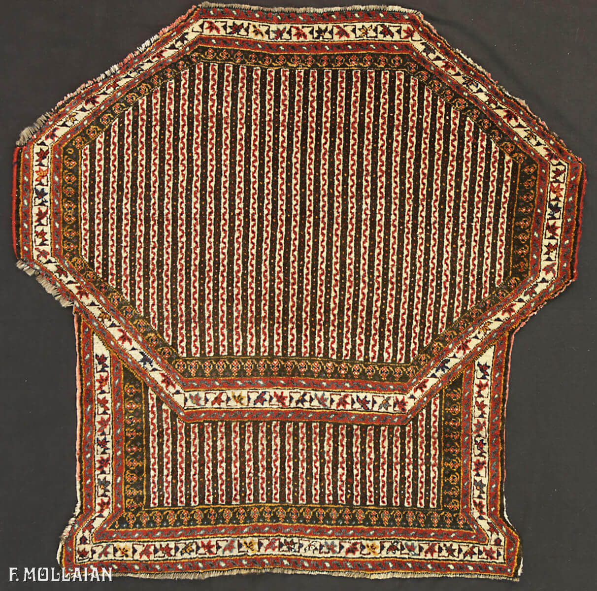 Khamse Rug Antique Persian with Special Shape n°:29594572