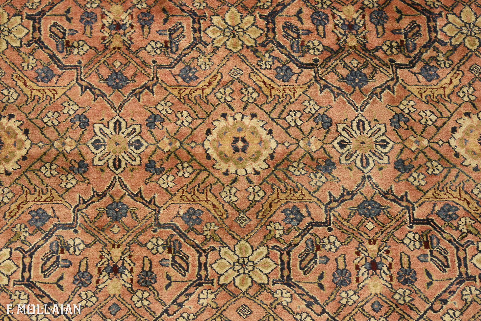 Tappeto Indiano Antico Lana “Pashmina” n°:32878245
