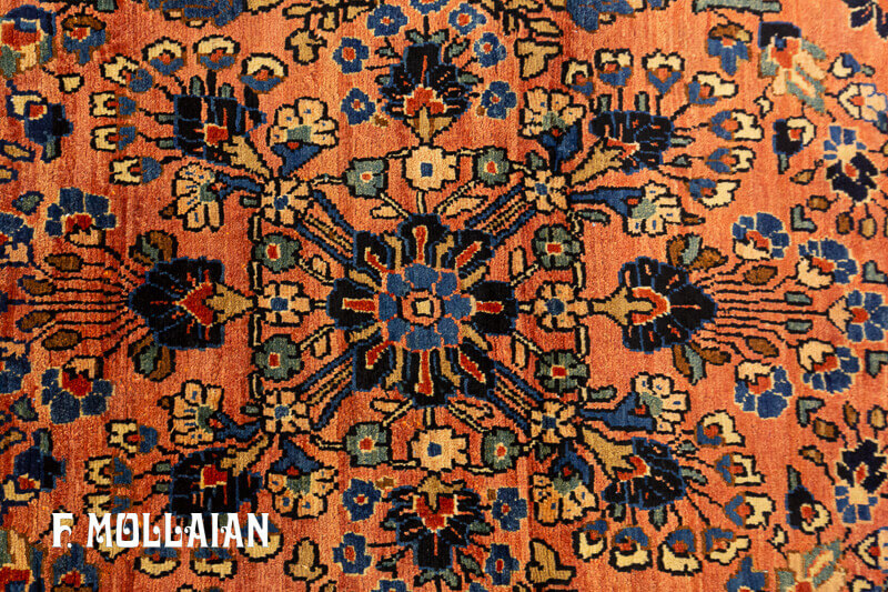 Antique Persian Small Saruk Rug n°:34275843