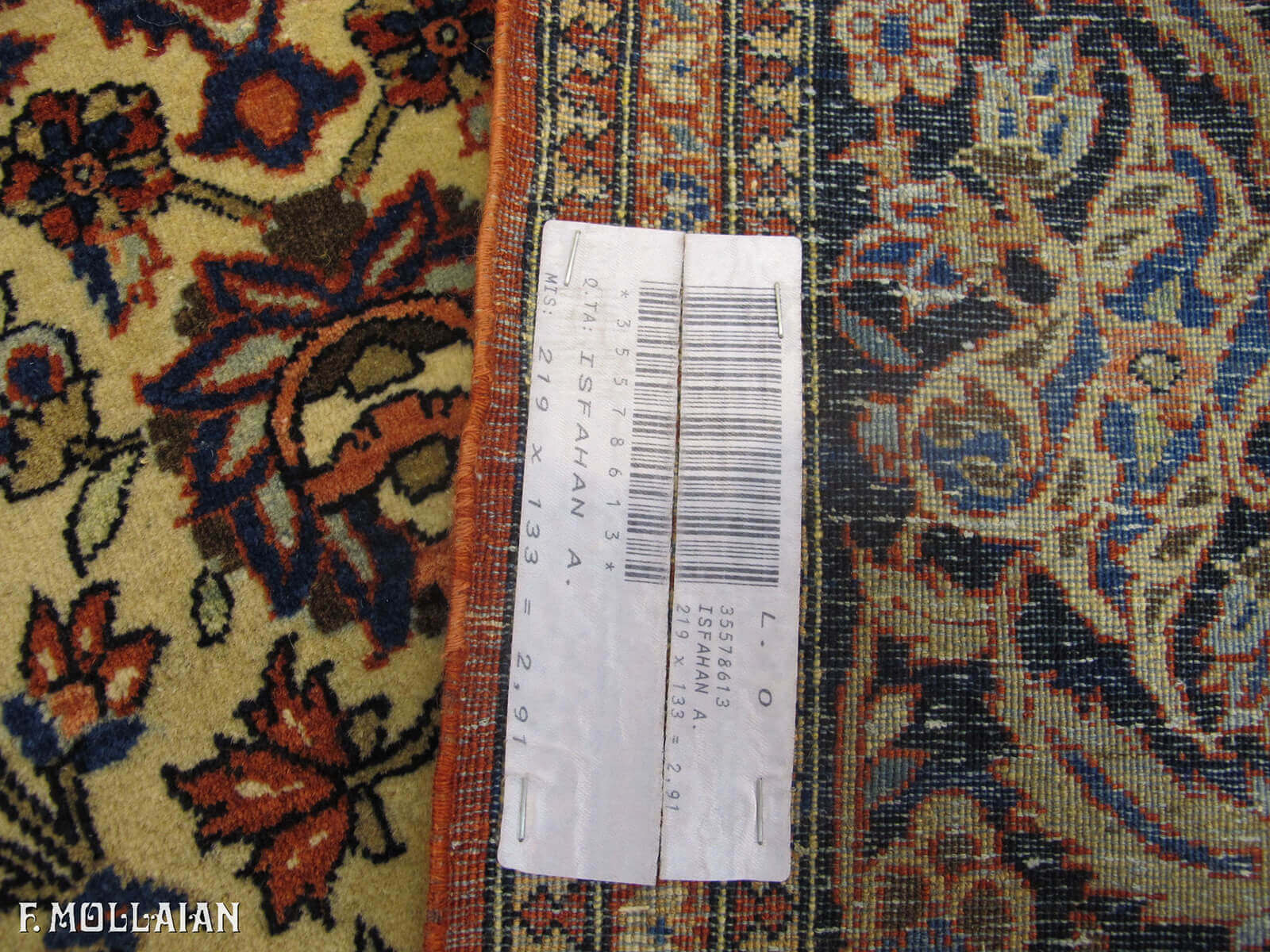 Tapis Persan Antique Isfahan n°:35578613