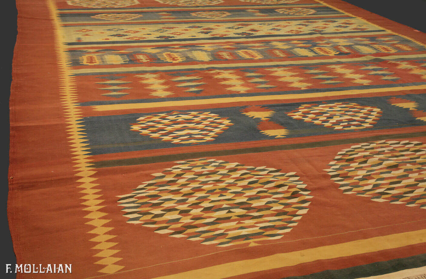 Kilim Indien Antique Dhurrie n°:47106978