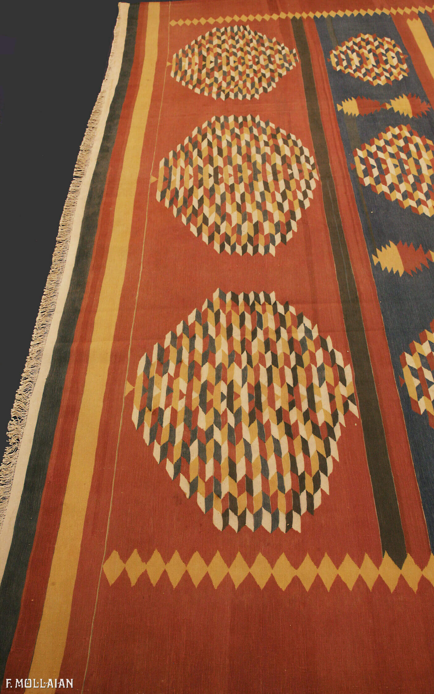 Kilim Indien Antique Dhurrie n°:47106978
