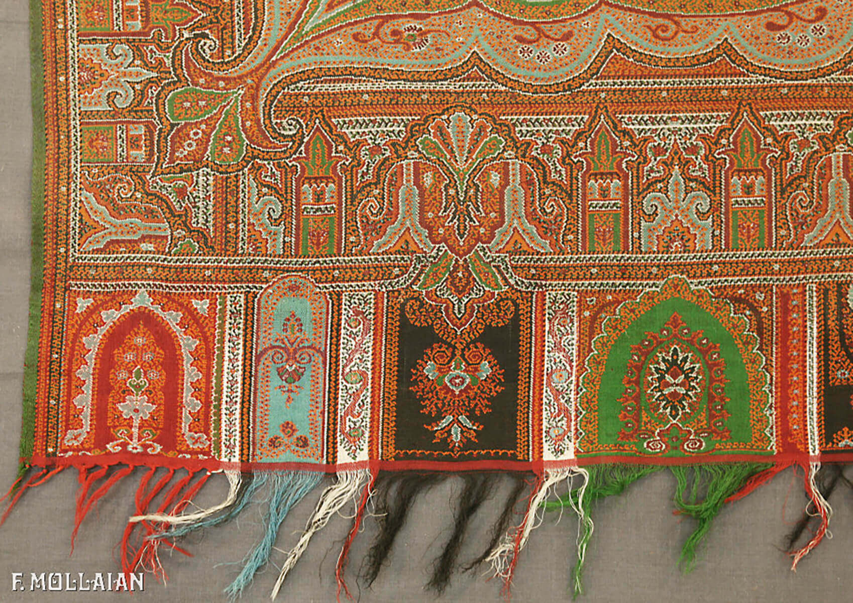 Textil Indio Antiguo Kashmir n°:47472692