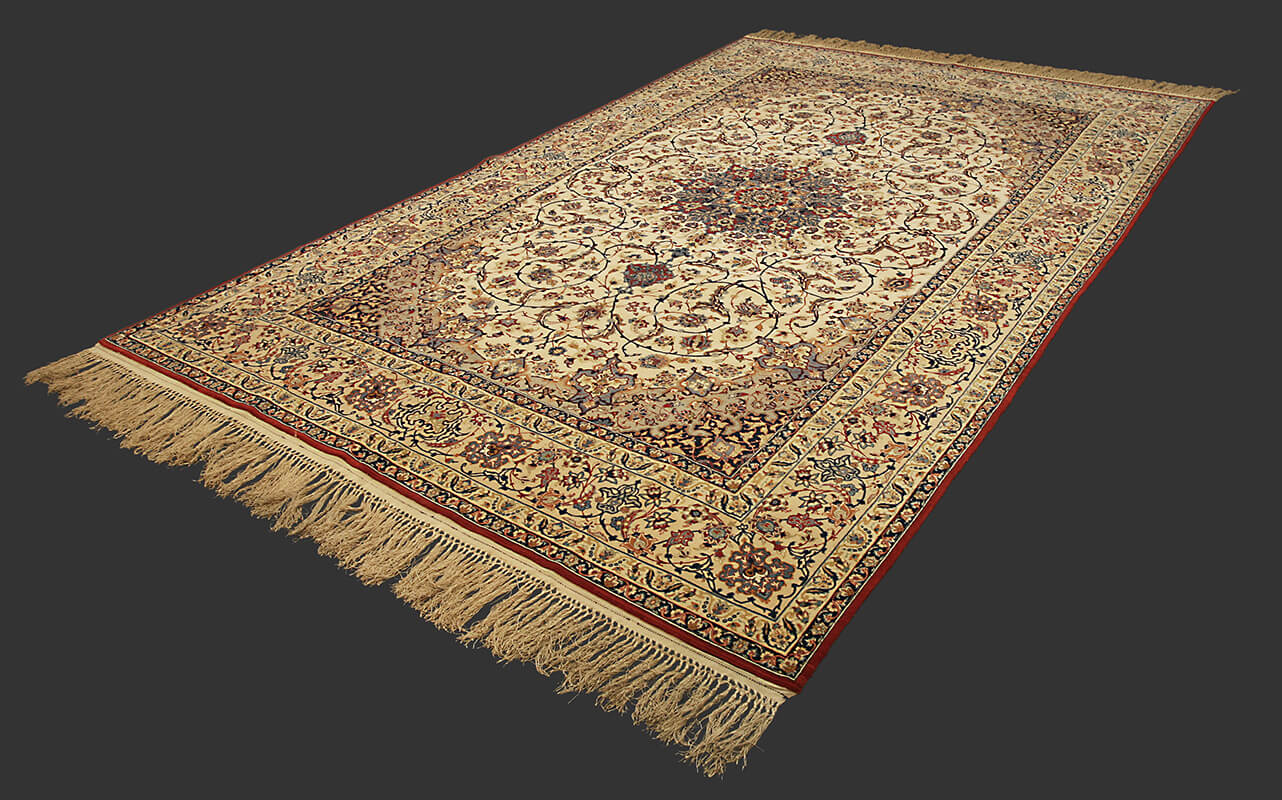 Persian Isfahan Warp Silk Carpet n°:51513718