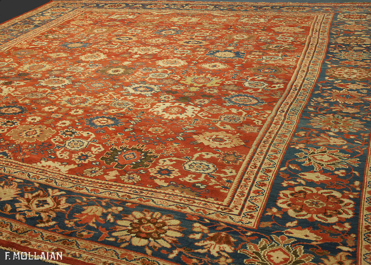 Antique Persian Mahal Ziegler Carpet n°:55348489