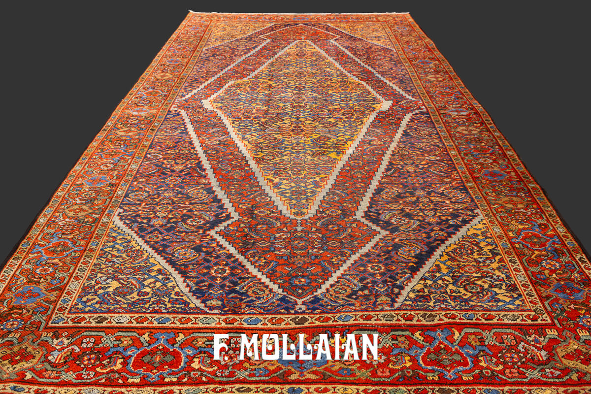 Antique Persian Mahal Carpet n°:55979612