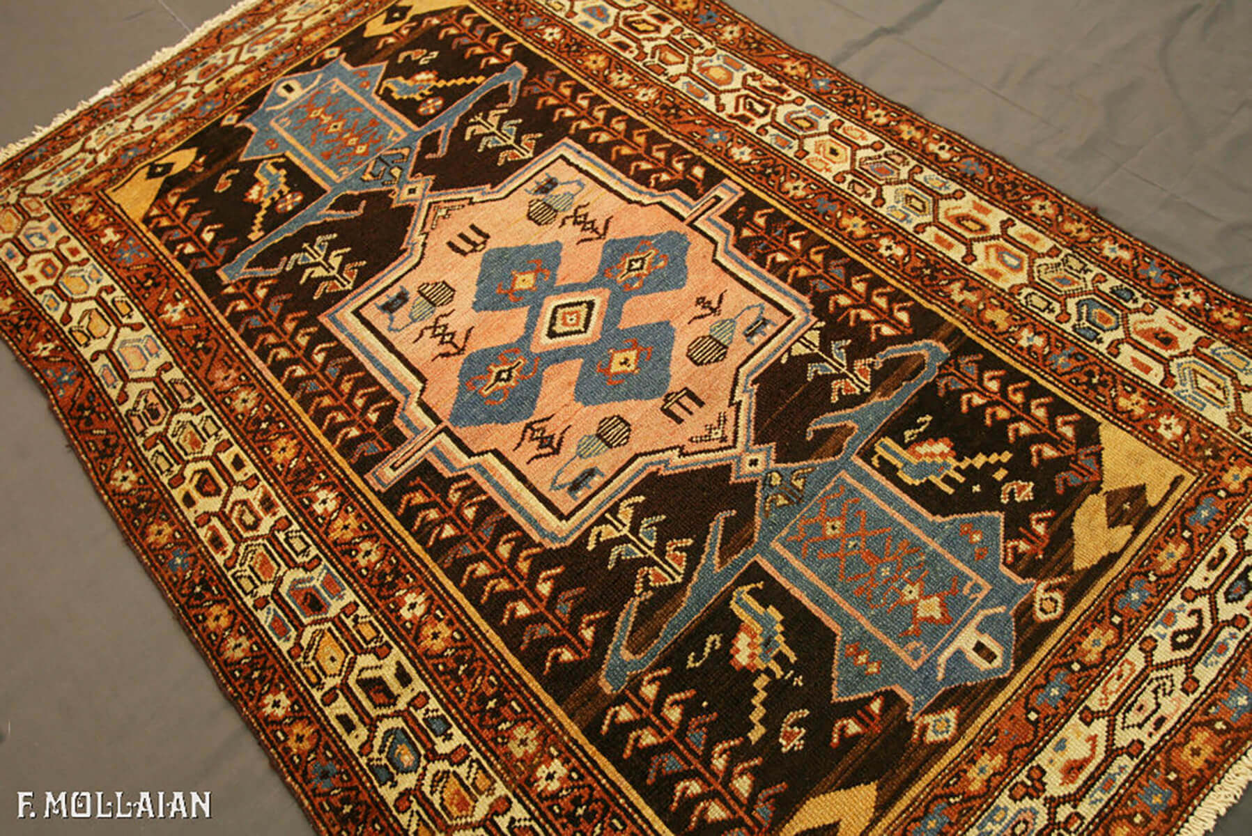 Tapis Persan Antique Malayer n°:58948078
