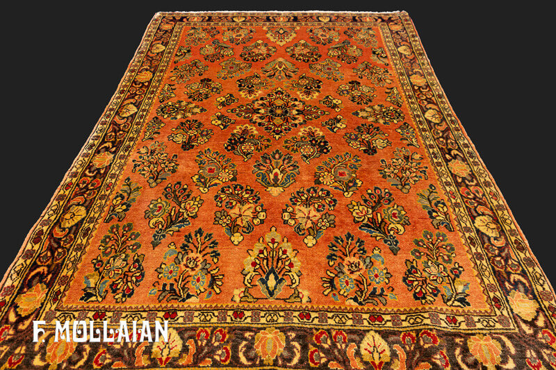 Petit Tapis Sarouk Persan Ancien n°:60296225