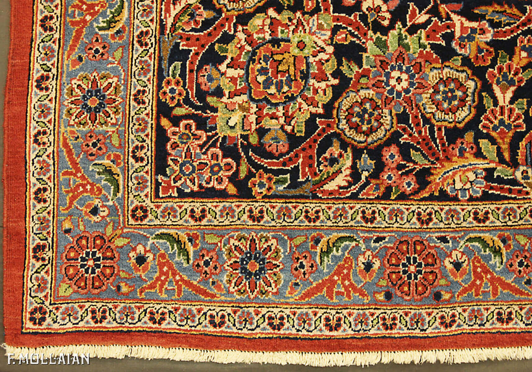Teppich Persischer Semi-Antiker Kashan Dabir n°:62517068