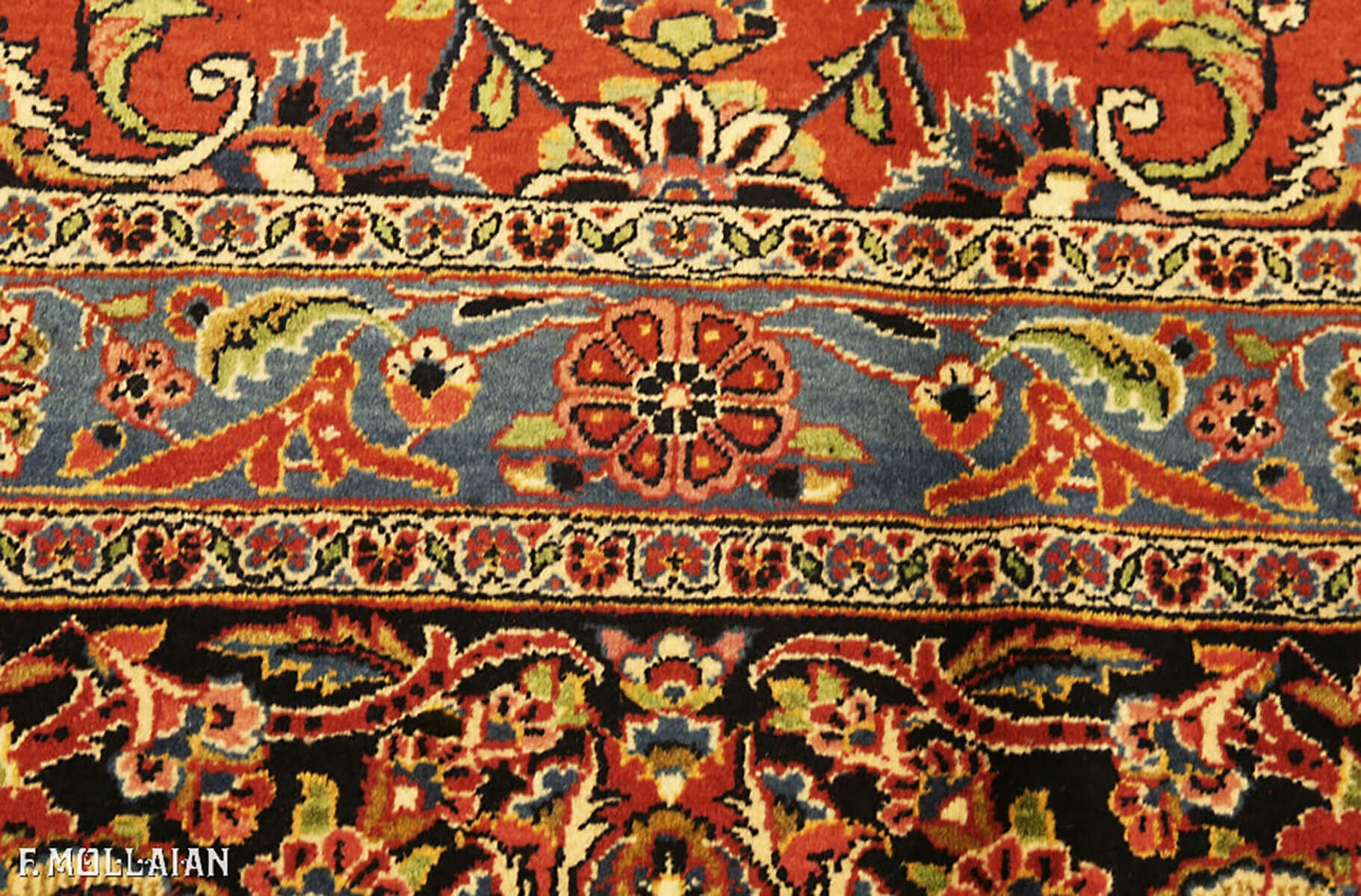 Teppich Persischer Semi-Antiker Kashan Dabir n°:62517068