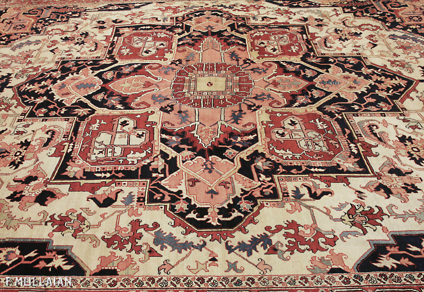 Teppich Persischer Heriz Serapi n°:64873442