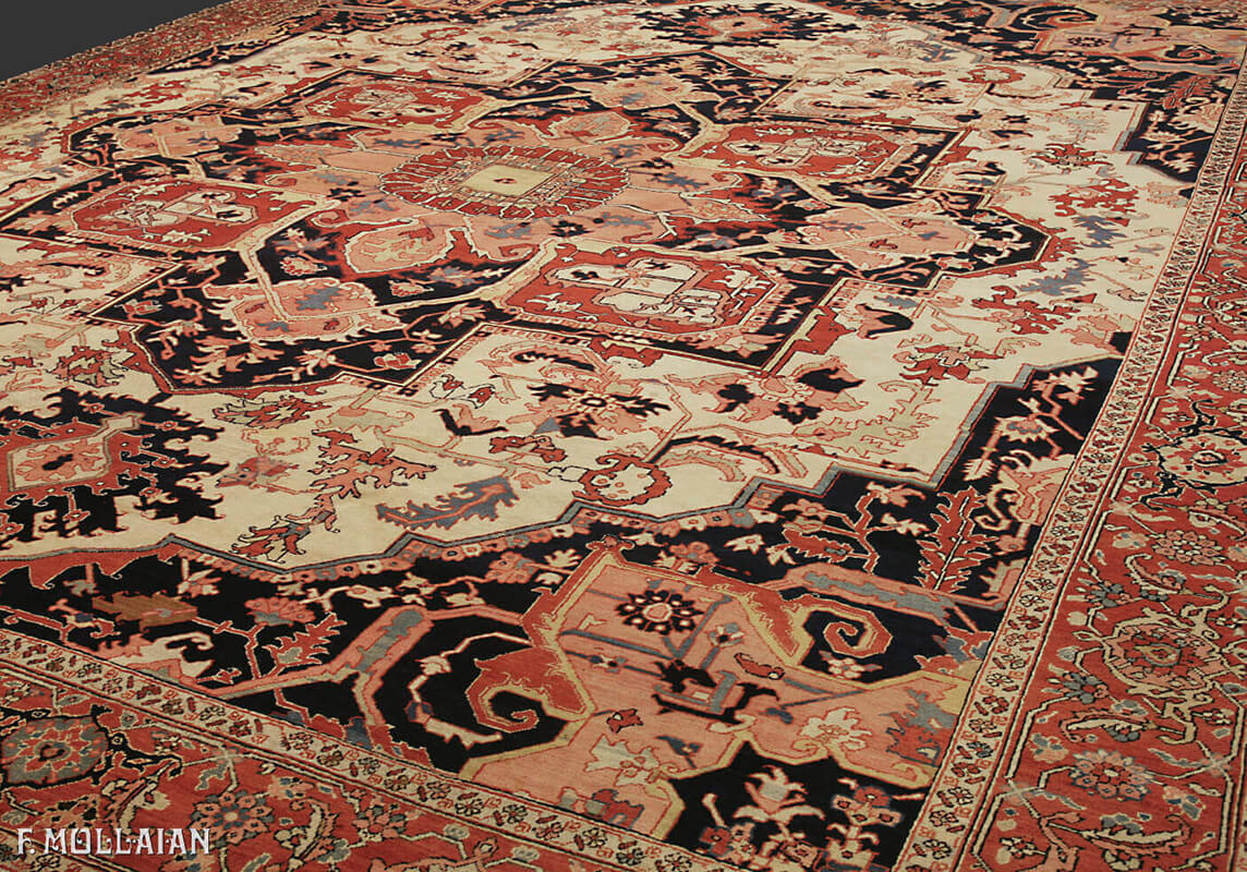 Teppich Persischer Heriz Serapi n°:64873442