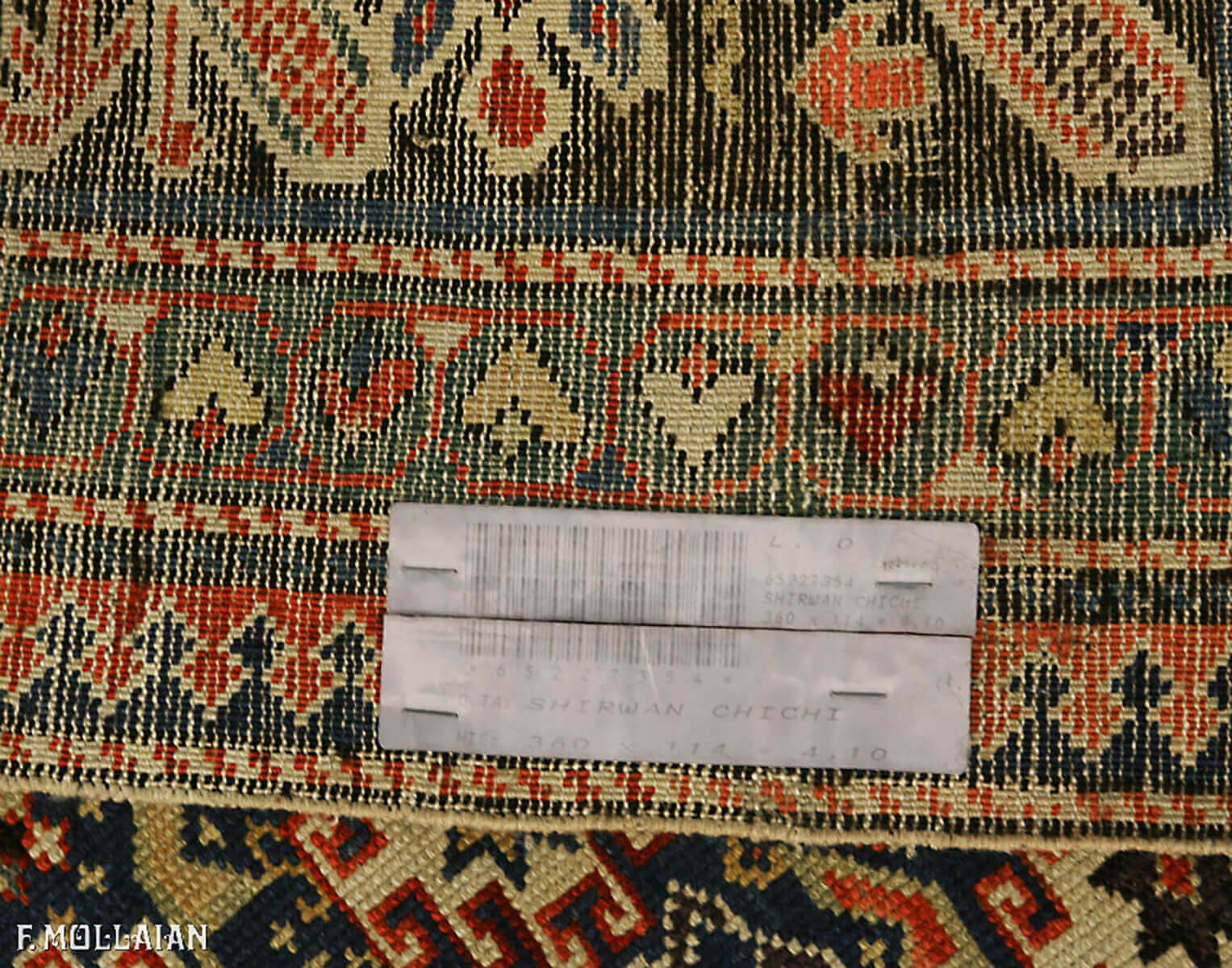 Antique Caucasian Shirvan Chichi Runner Rug n°:65227354