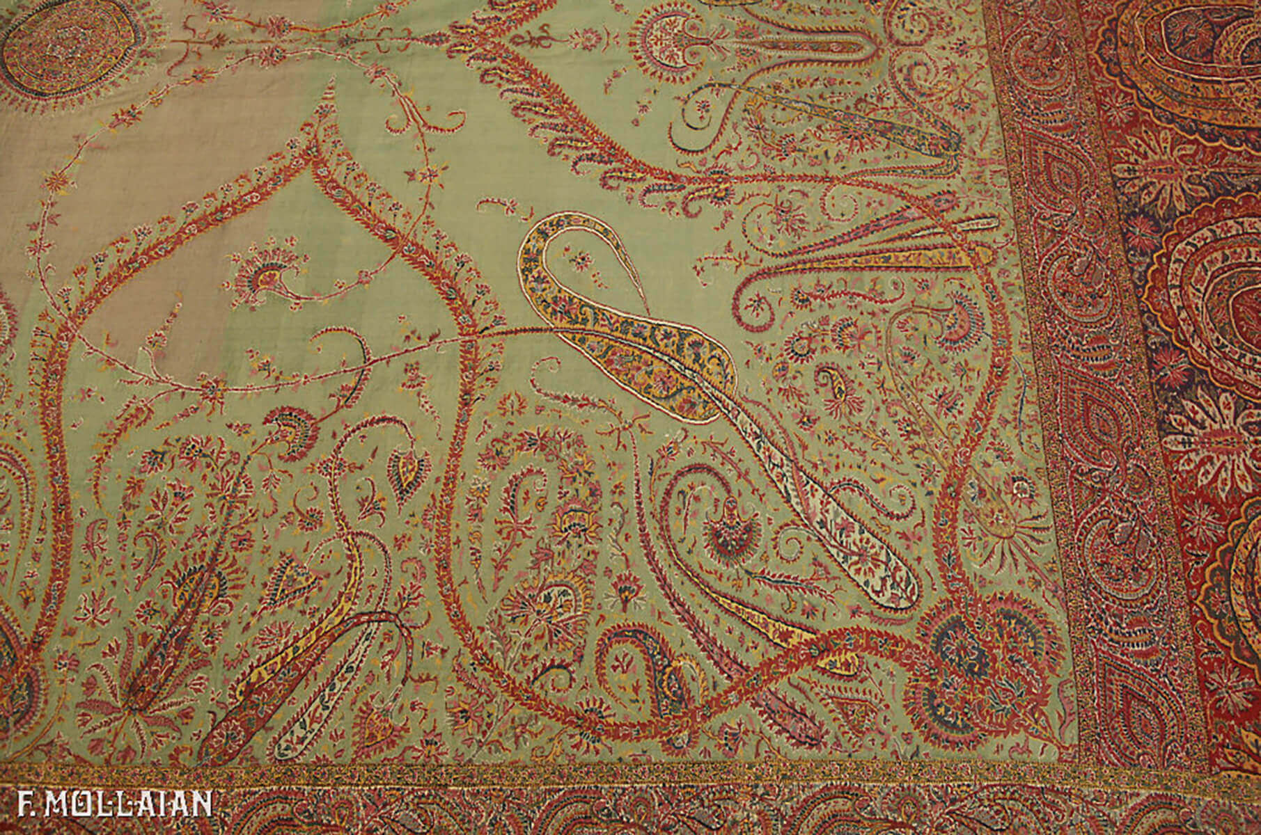 Indien Antique Kashmir Shawl n°:66042703