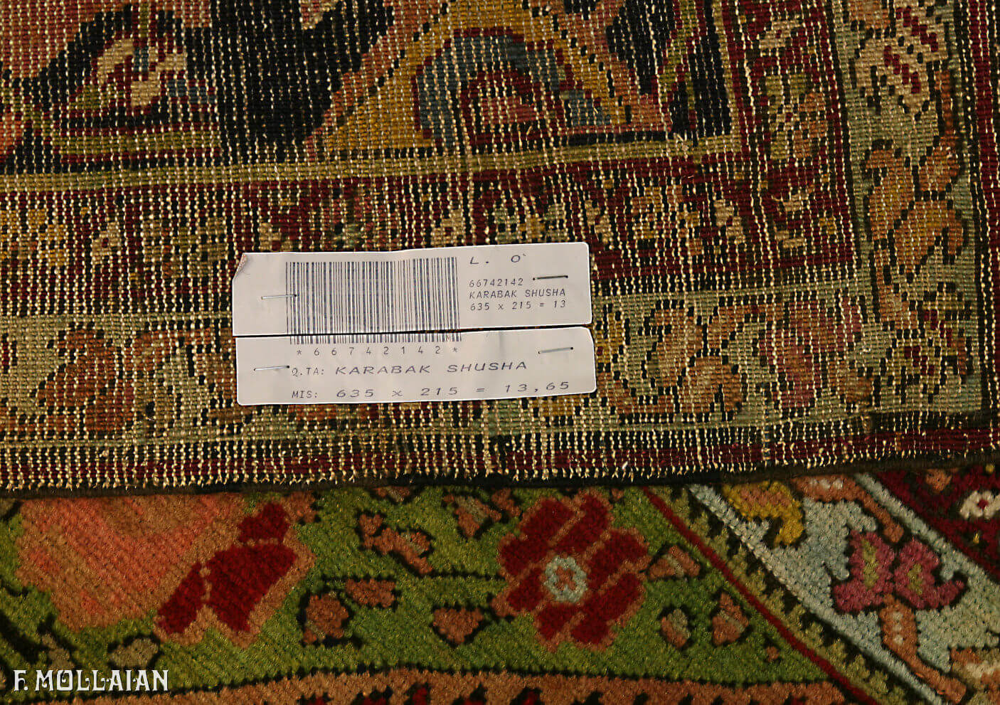 Wide-Gallery (Kalleh) size Antique Karabak Shusha Caucasian Carpet n°:66742142