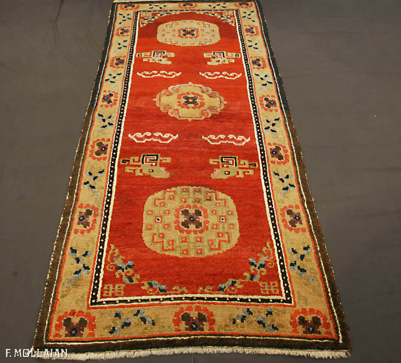Alfombra tibetana antigua n°:70108213