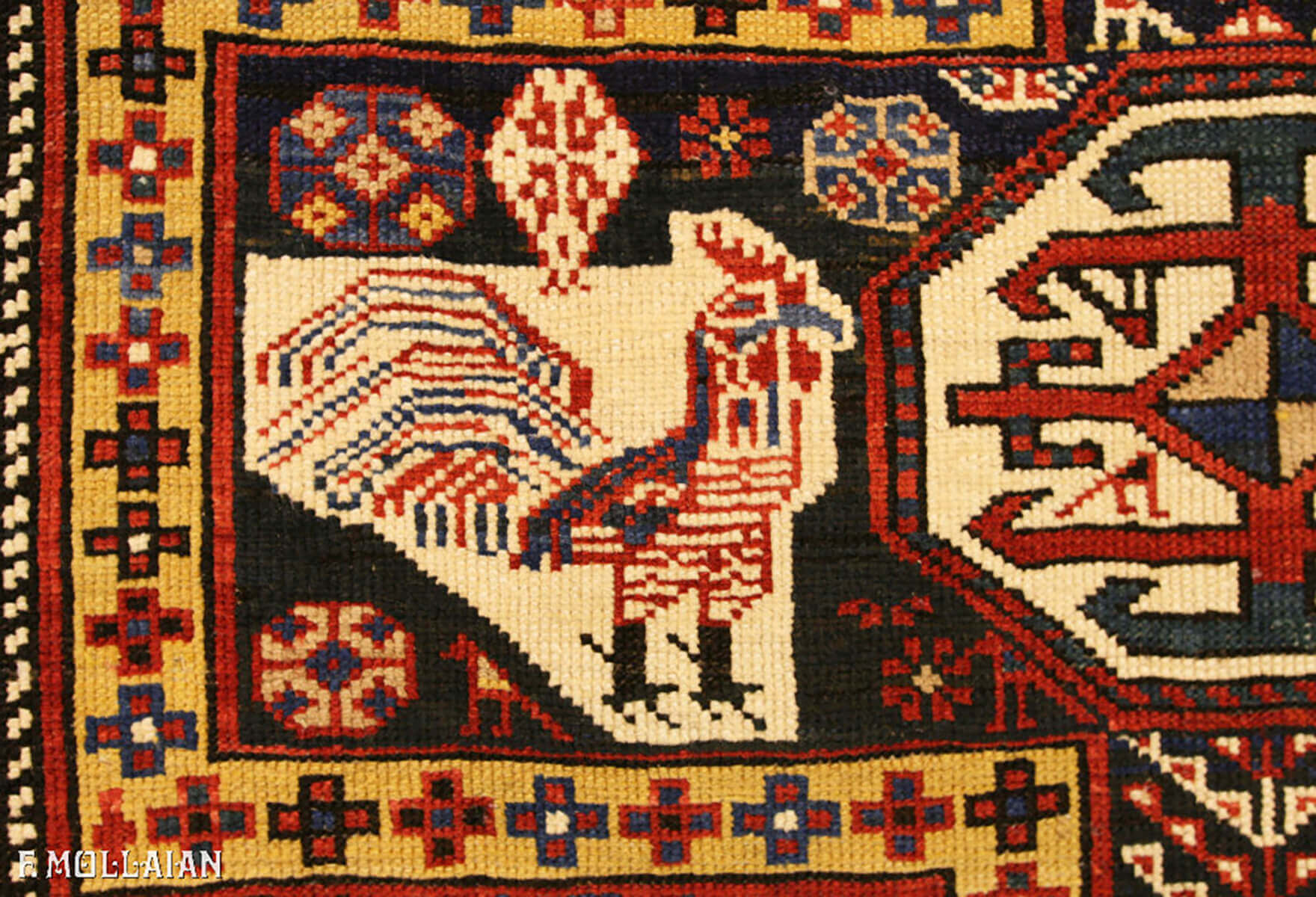 Tapete Azerbaijani Antigo Baku n°:70704634