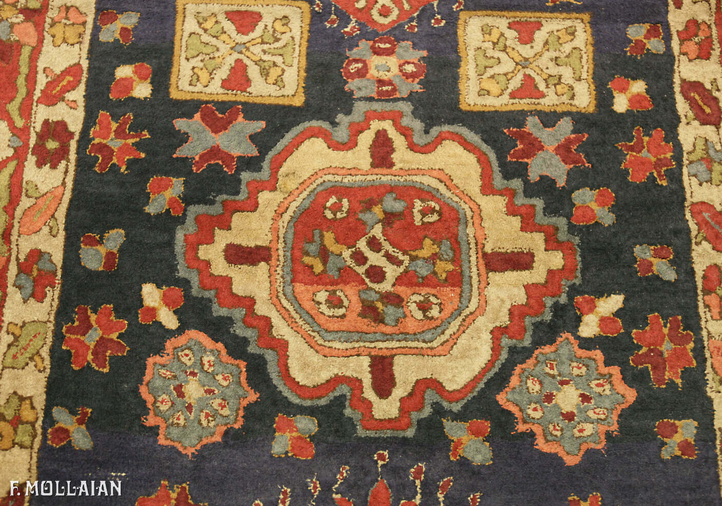کناره دستباف آنتیک آلمانی تِتِکس کد:۷۱۵۹۴۱۳۰