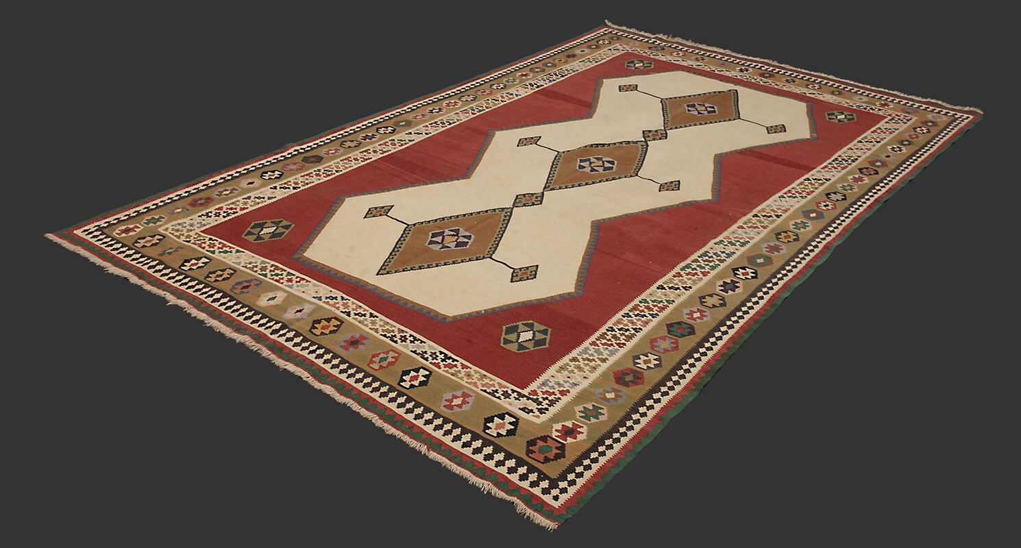 Old Persian Kilim Kashkai (Qashqay) n°:71897113