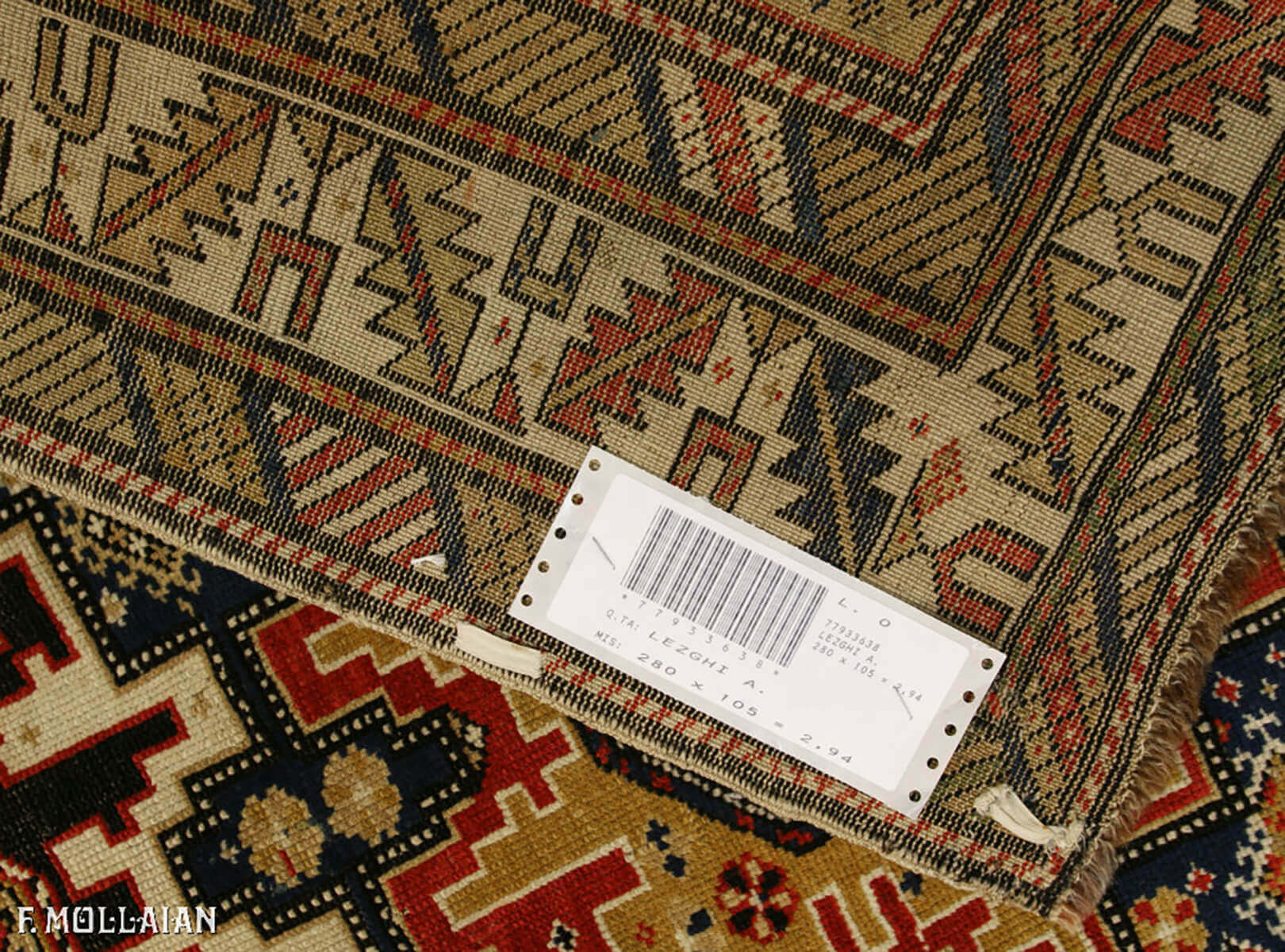 Antique Caucasian Lezghi Runner Rug n°:77933638