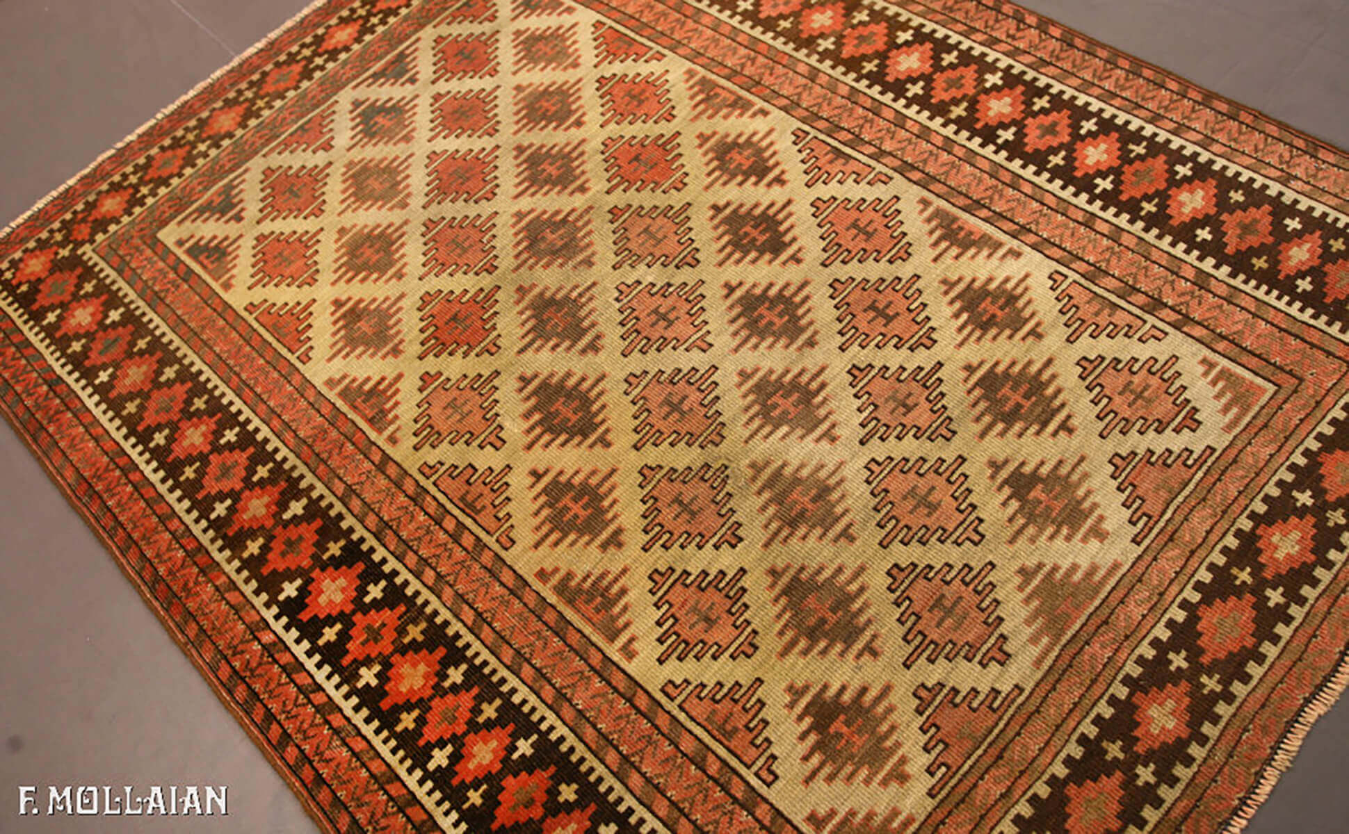 Tapis Afghan Antique Bashir n°:79332034