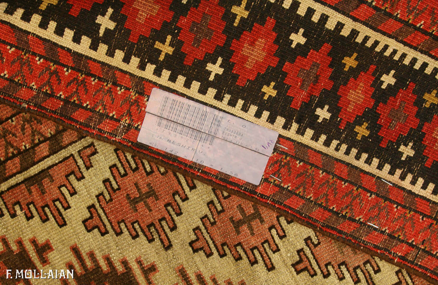 Tapis Afghan Antique Bashir n°:79332034