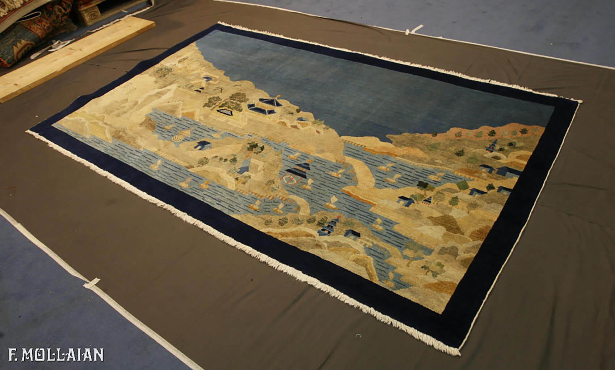 Tapis Pictorial Chinois Pekin n°:81495359
