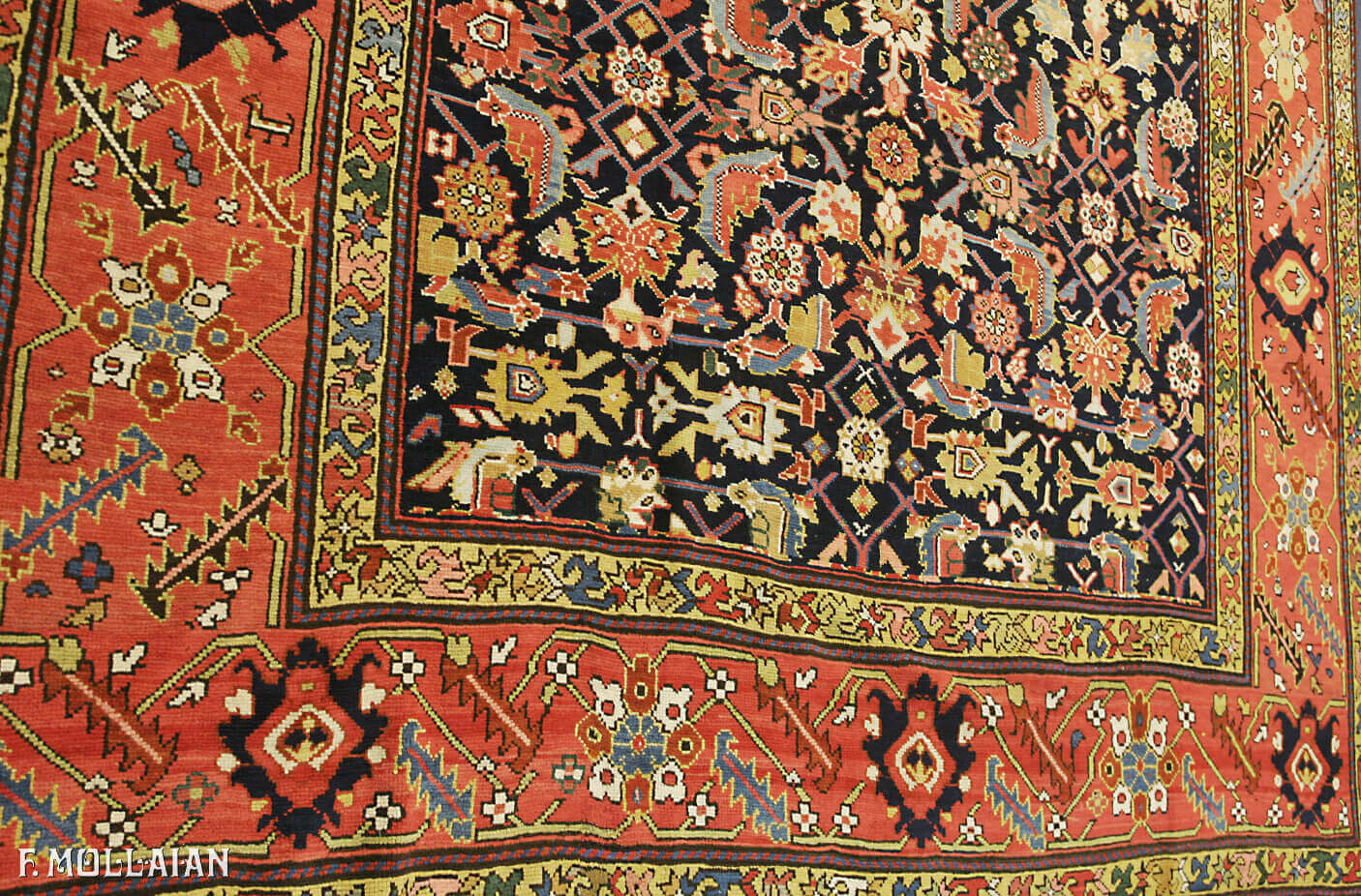 Antique Caucasian Karabakh (Qarabag) Gallery Size Carpet n°:82557031