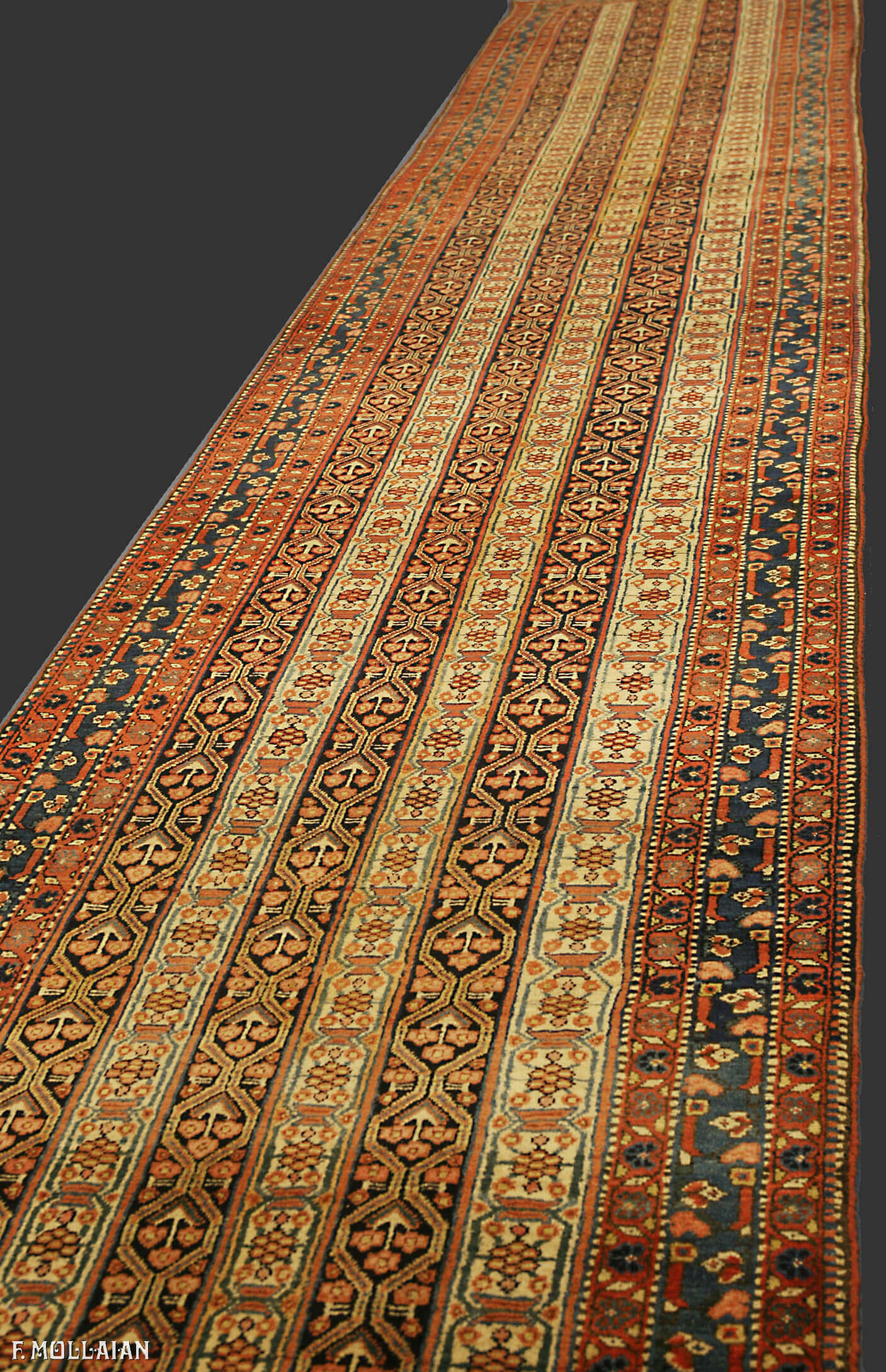 Tapete Corredor Persa Antigo Bakshaish n°:82905777
