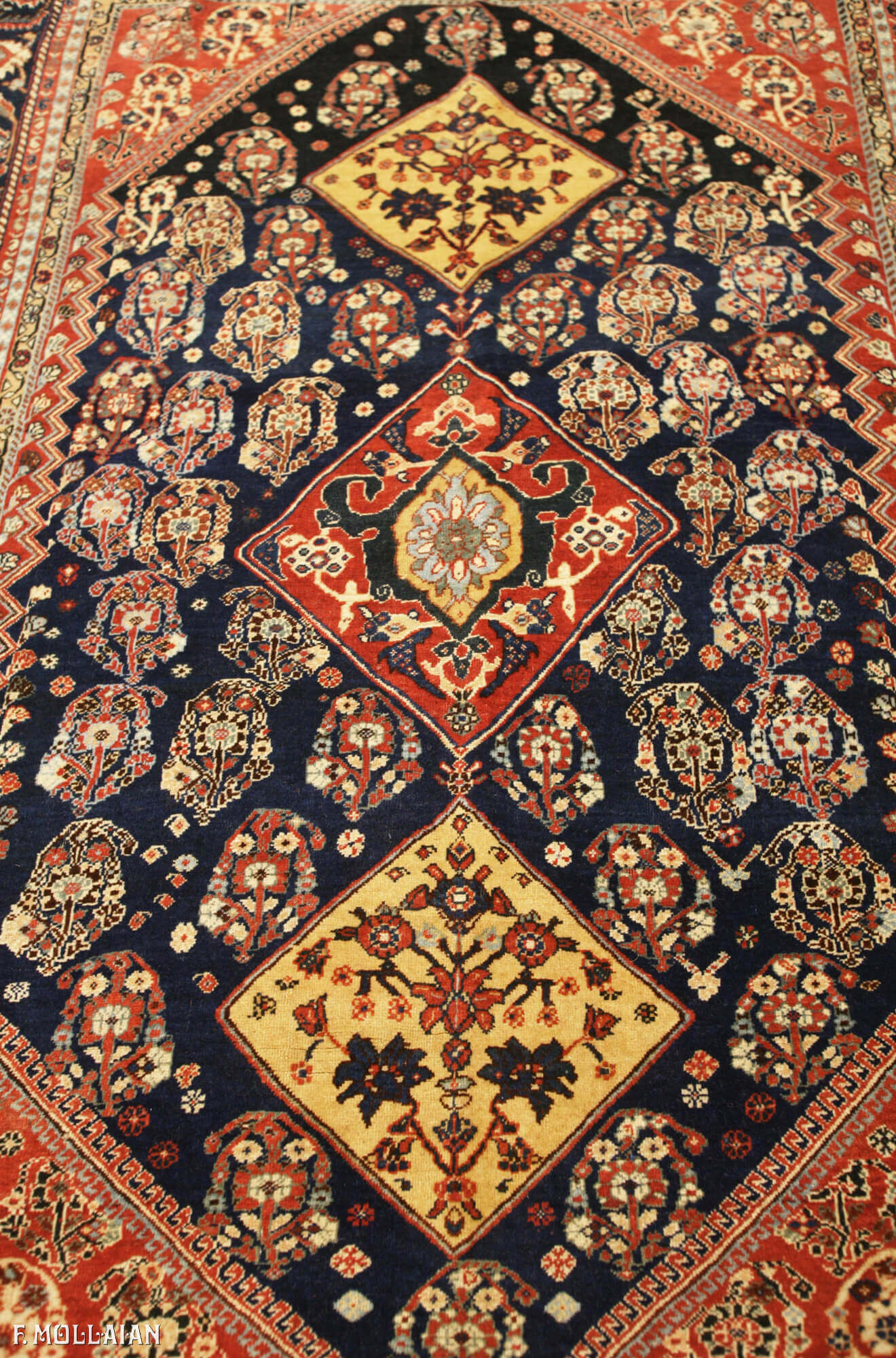 Alfombra Persa Antigua Kashkuli n°:84931382