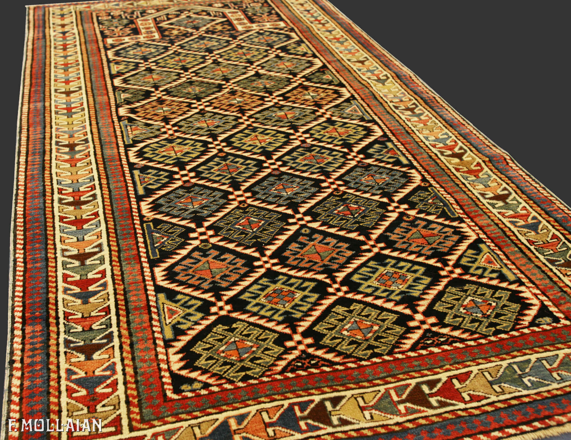 Tapis Caucasien Antique Akstafa n°:85569157