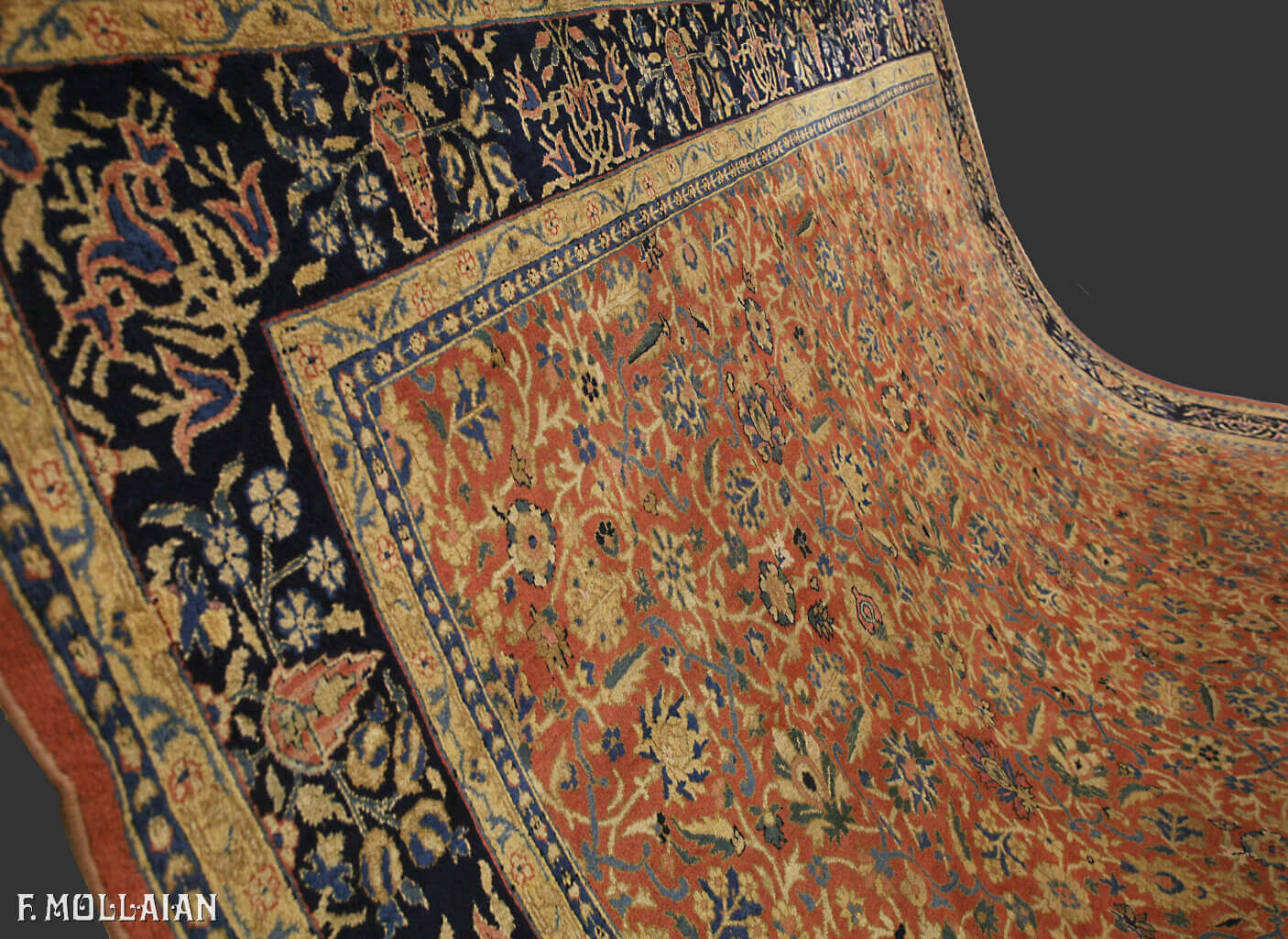 Antique Tabriz Rug Extra Large n°:85607770