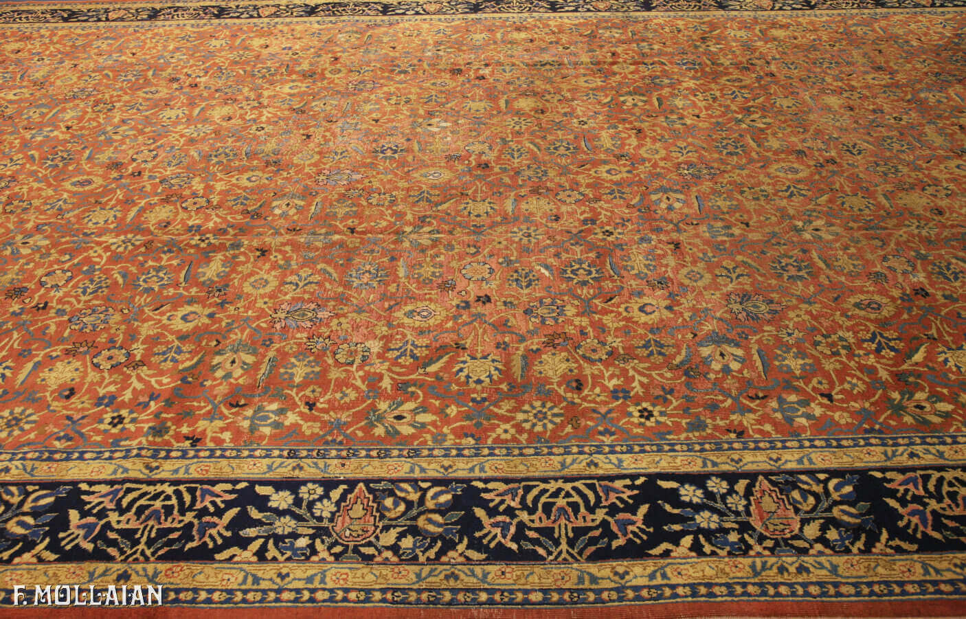 Antique Tabriz Rug Extra Large n°:85607770