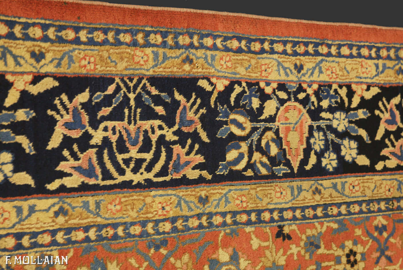 Antique Tabriz Rug Extra Large n°:85607770