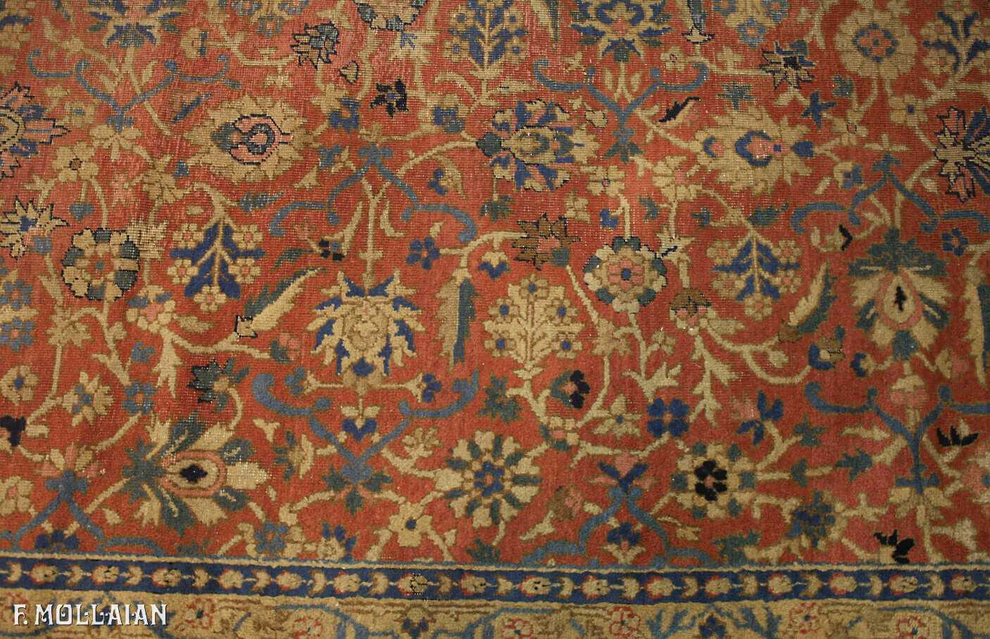 Antique Tabriz Rug Extra Large n°:85607770