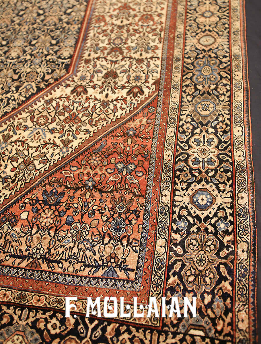 Special Central Medallion Antique Saruk Farahan Persian Rug n°:86151057