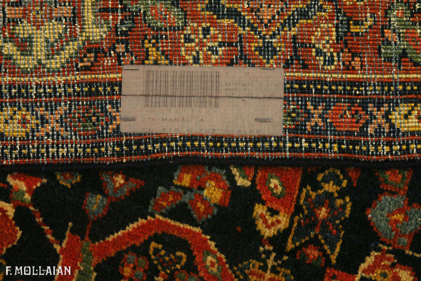 Tapis Persan Antique Mahal n°:92129342