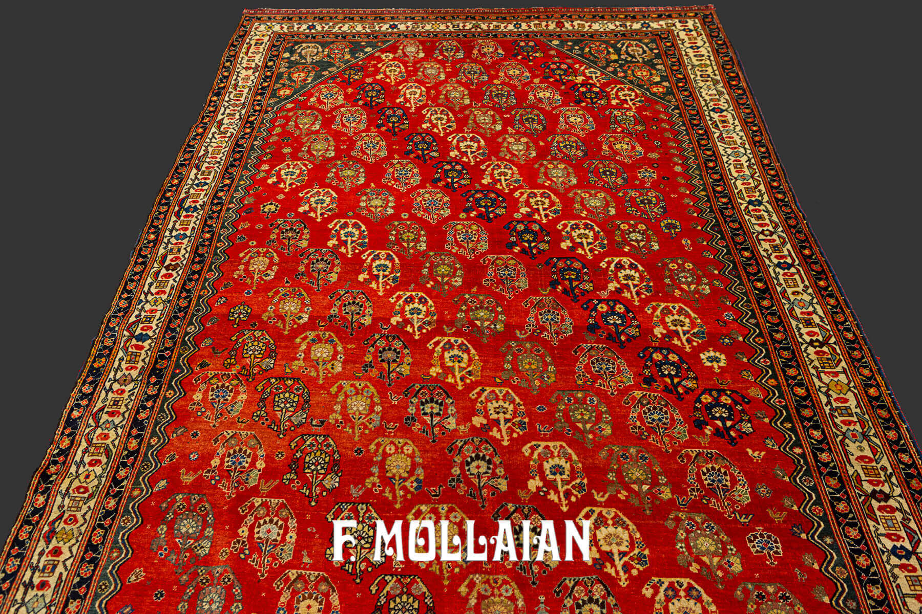 Tapis Persan Kashkuli pour la Galerie Large (kalleh) n°:96133719