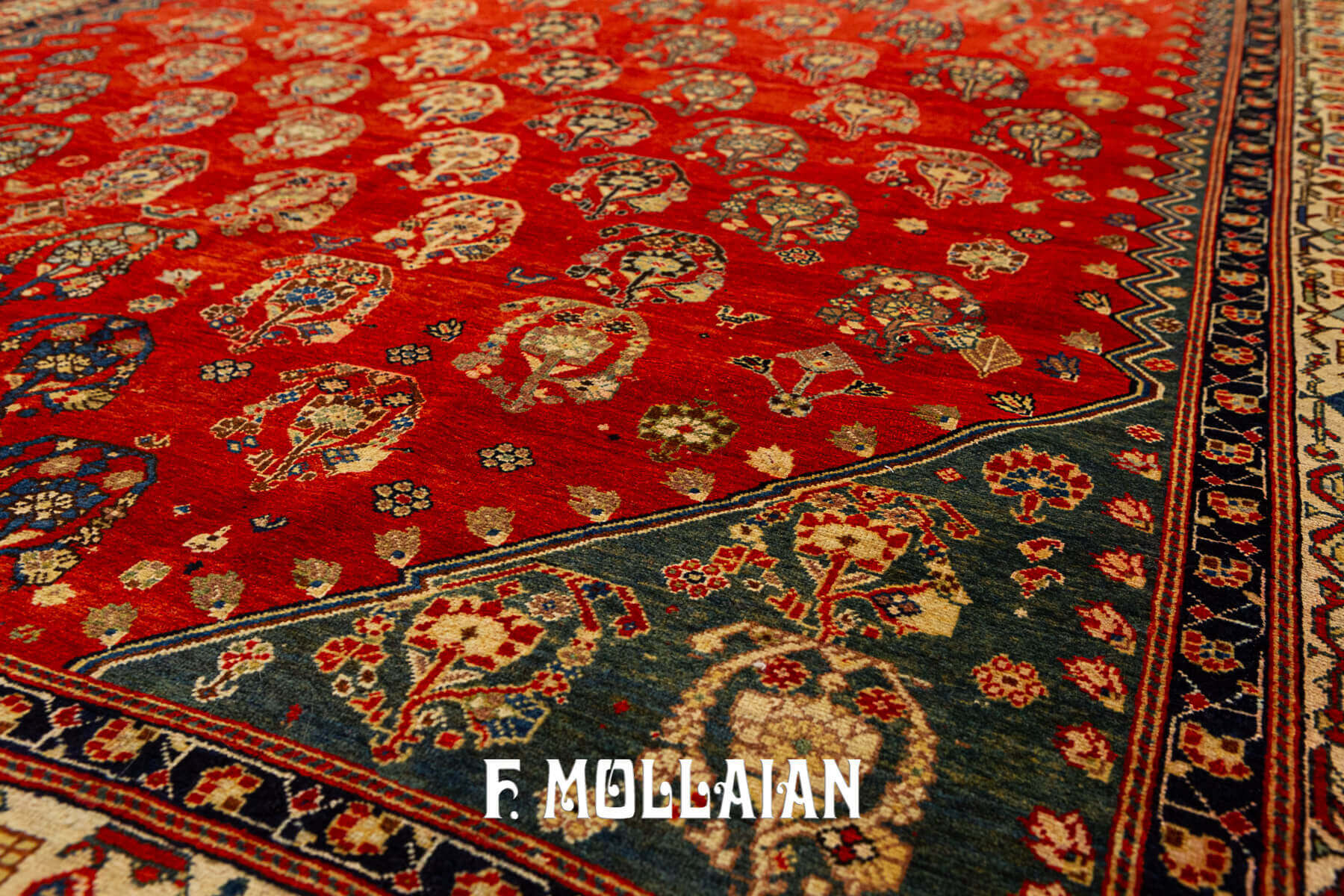 Tapis Persan Kashkuli pour la Galerie Large (kalleh) n°:96133719