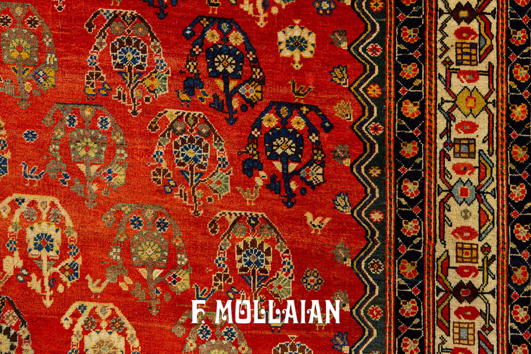 Tapis Persan Kashkuli pour la Galerie Large (kalleh) n°:96133719