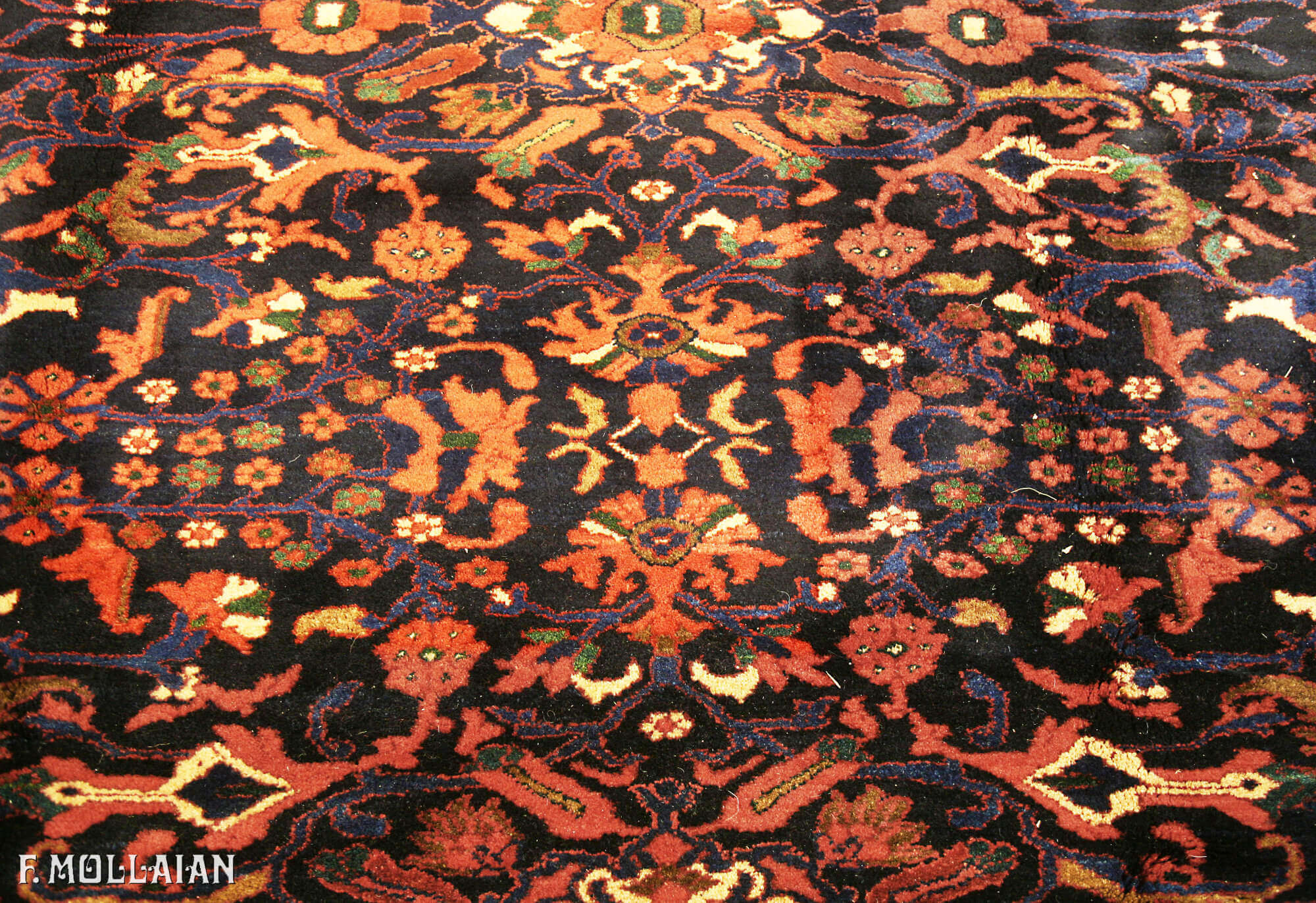 Antique Persian Mishan Rug