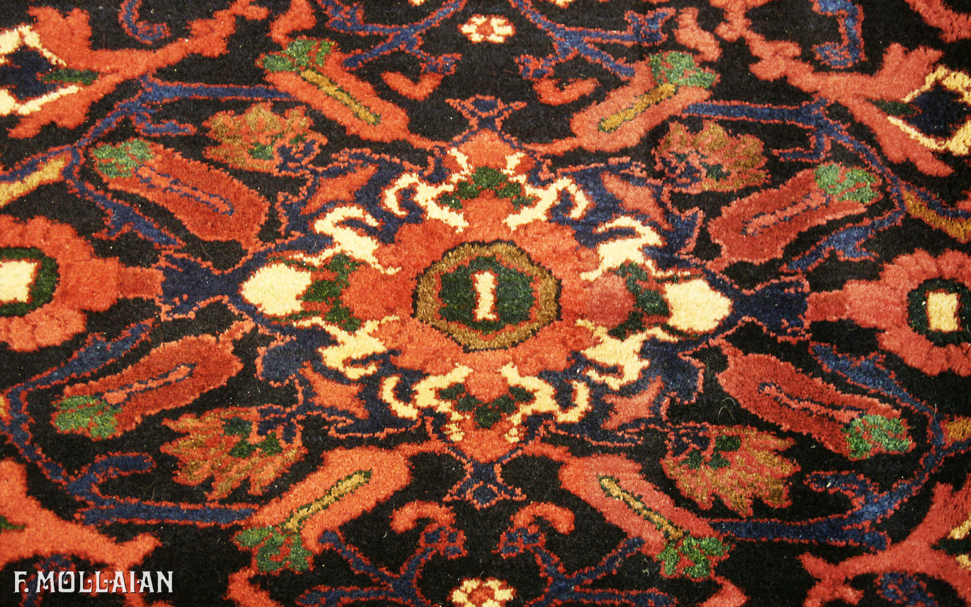 Antique Persian Mishan Rug